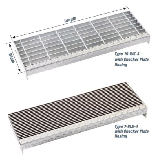 Stainless Steel Grating Stair Treads
